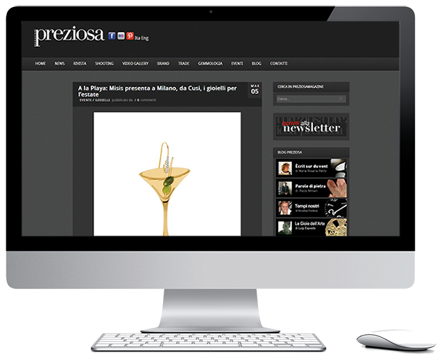 Cusi Gioielleria - Rassegna Stampa Web: Preziosa Magazine