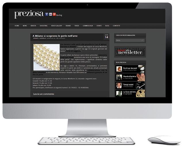 Cusi Gioielleria - Rassegna Stampa Web: Preziosa Magazine