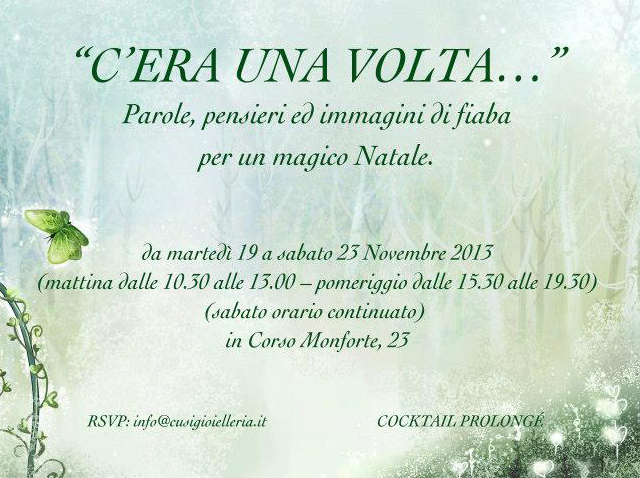 Cusi Gioielleria - Evento: C'era una Volta...